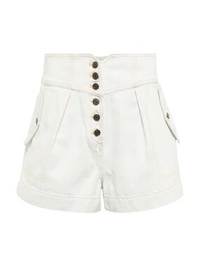 Ulla Johnson Alvin Shorts in Whitewash